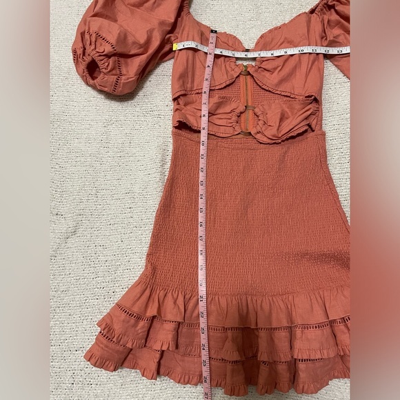 NWT V. Chapman Valerie Dress in Coral Apple‎ - 2 - Picture 13 of 13